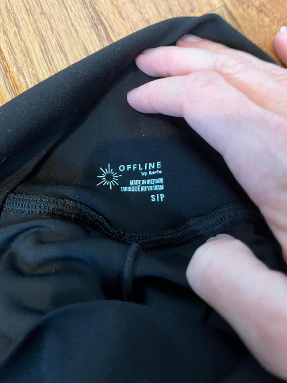 OFFLINE By Aerie Real Me Bubble Skort in black, size S, NWT - Picture 7 of 9